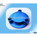 billet clamps anodized blue aluminum cover cap of cnc machining parts